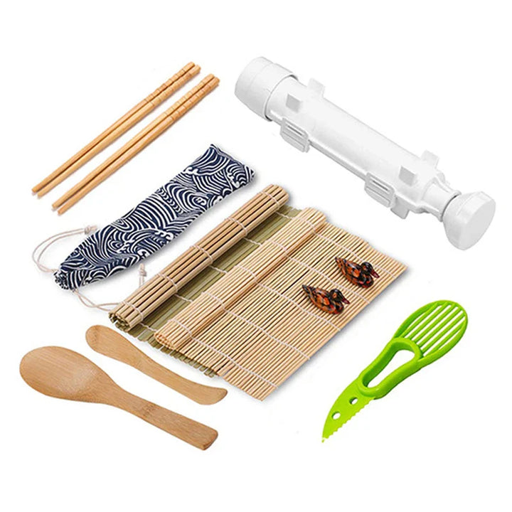 Sushi Bazooka Rice Mold Bamboo Rolling Mat Sushi Maker Set | Stornfield