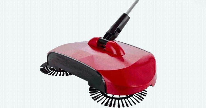 Modern Floor Sweeper with 360° Rotating Brushes | Stornfield
