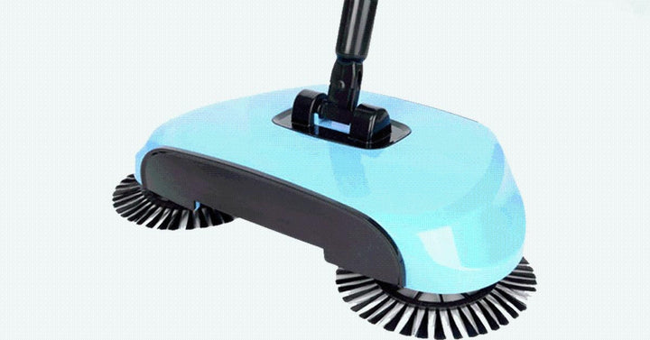 Modern Floor Sweeper with 360° Rotating Brushes | Stornfield
