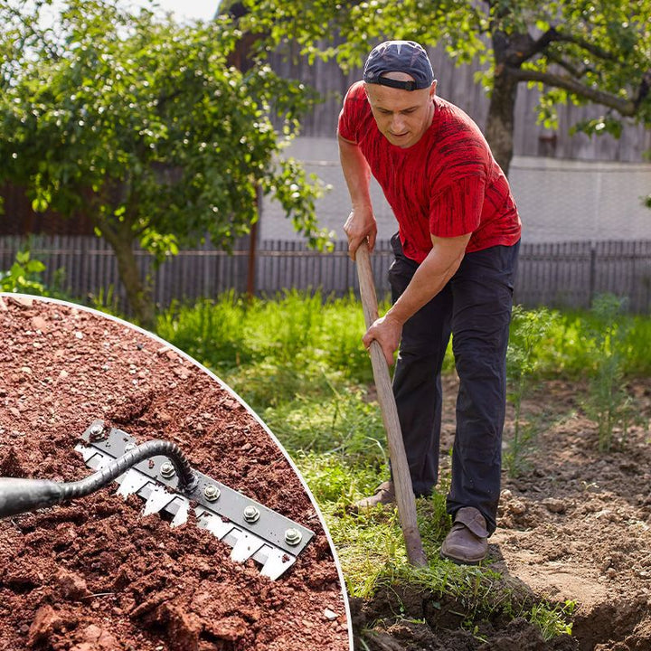 GardenTand Expert – Versatile Hand Rake made of Carbon Steel for Precision Work | Stornfield