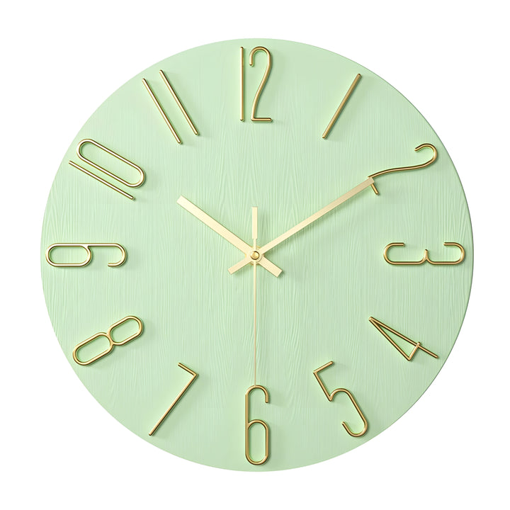 Simple Quartz Design Wall Clock - Silent Modern Style | Stornfield