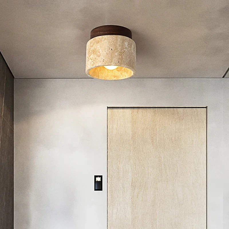 Japanese Creative Cream Style Ceiling Lamp | Stornfield