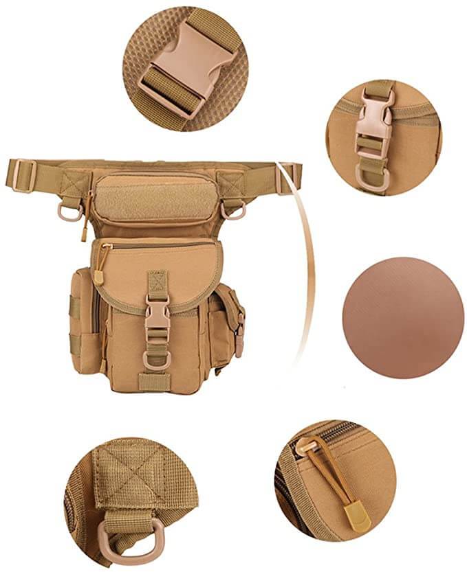 Durable Tactical Drop Leg Bag for Men – Water-Resistant Multi-Pocket Design | Stornfield