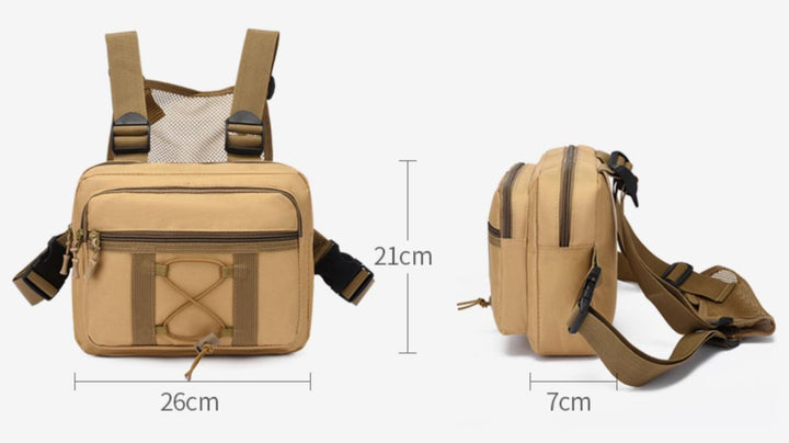 Durable Tactical Chest Rig Bag – Water-Resistant Multi-Pocket Outdoor Gear | Stornfield