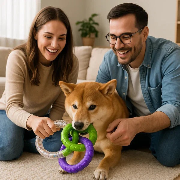 3 Ring Chew Toy for Dogs robust and tooth-friendly Stornfield