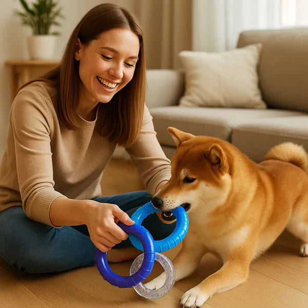 3 Ring Chew Toy for Dogs robust and tooth-friendly Stornfield