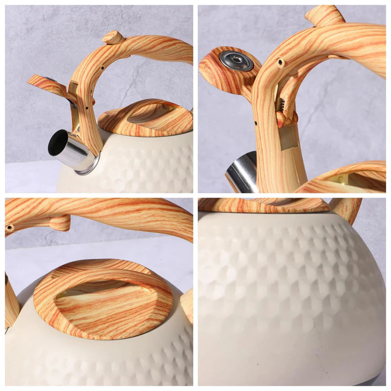 Tea kettle with Anti-Scald Handle Stainless Steel Whistling Kettle | Stornfield
