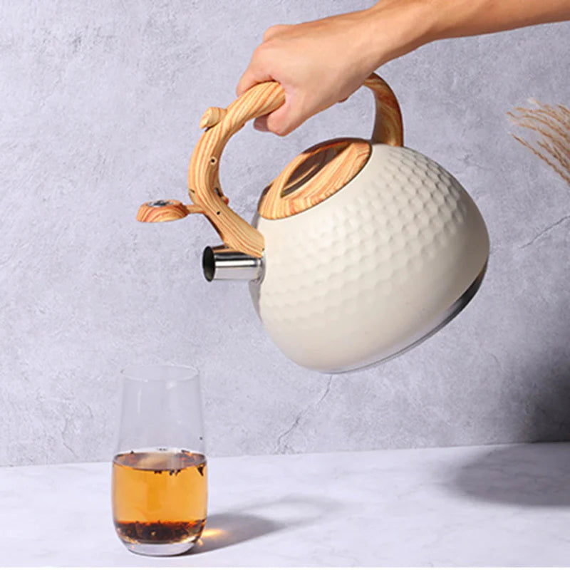 Tea kettle with Anti-Scald Handle Stainless Steel Whistling Kettle | Stornfield