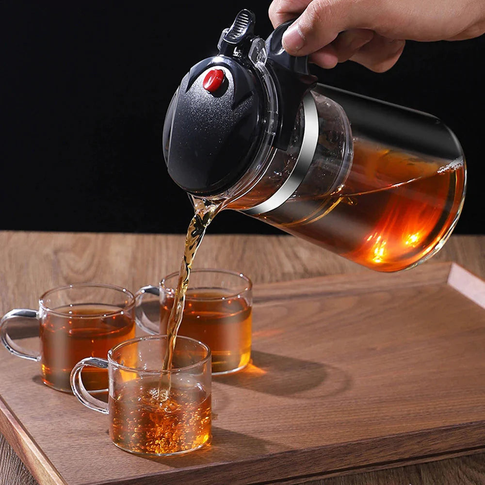 Tea Pot For Tea With Infuser Glass Kettle Heat Resistant Teapot | Stornfield