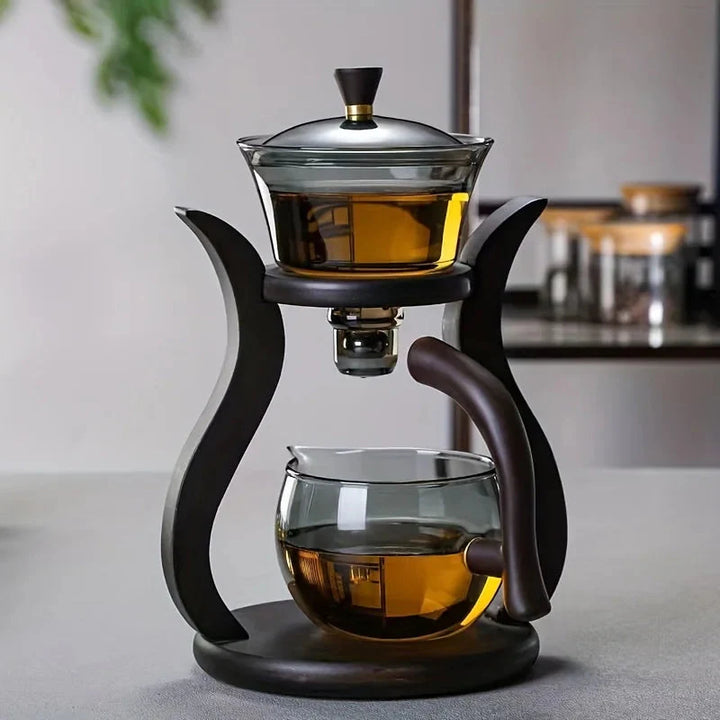 Tea Set Semi-Automatic Teapot with Infuser Magnetic Switch Glassware | Stornfield