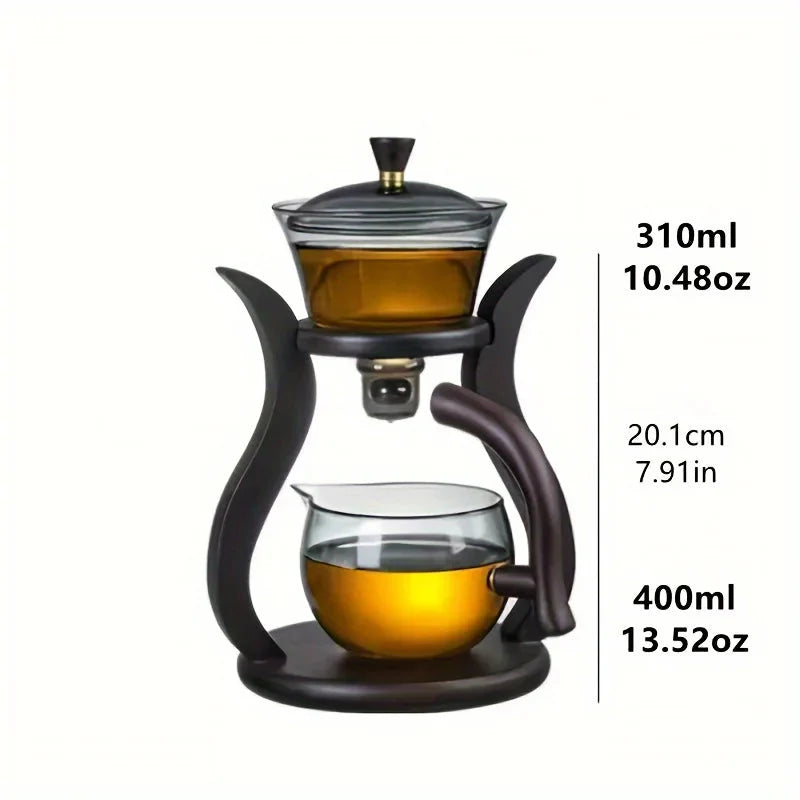 Tea Set Semi-Automatic Teapot with Infuser Magnetic Switch Glassware | Stornfield