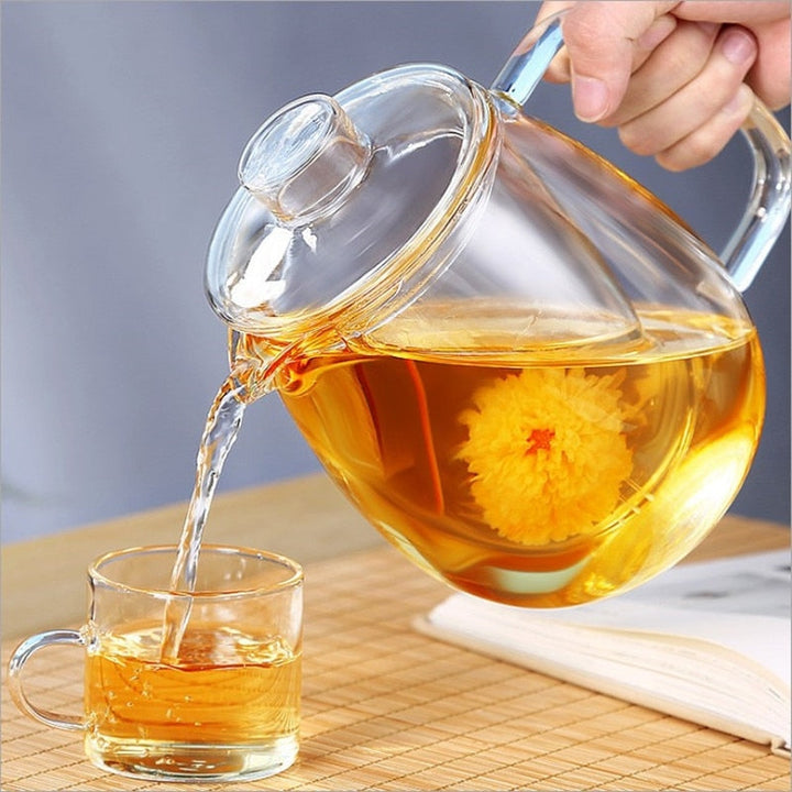 Teaware Glass Teapot for Stove Heat Resistant Explosion Tea Infuser | Stornfield