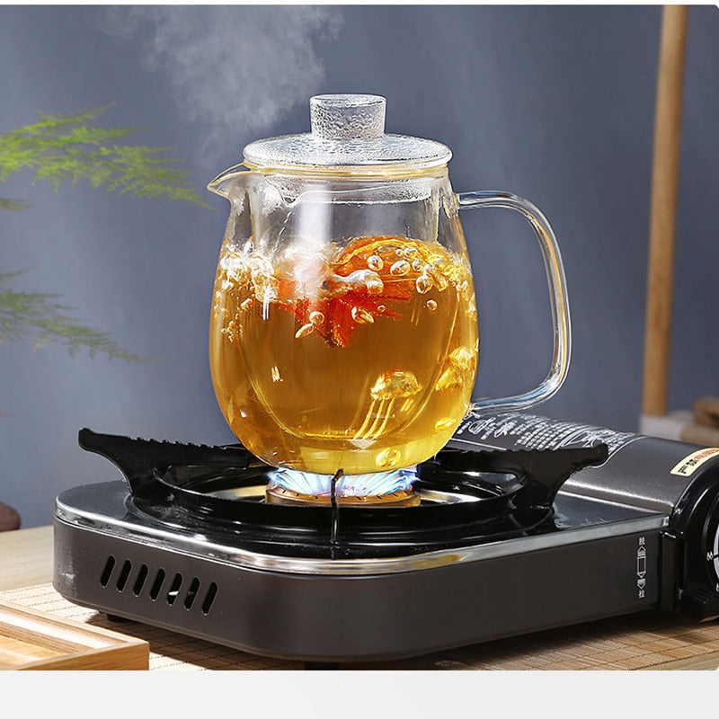 Teaware Glass Teapot for Stove Heat Resistant Explosion Tea Infuser | Stornfield