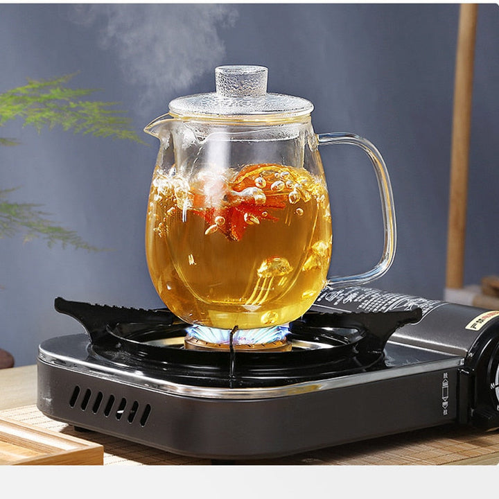 Teaware Glass Teapot for Stove Heat Resistant Explosion Tea Infuser | Stornfield