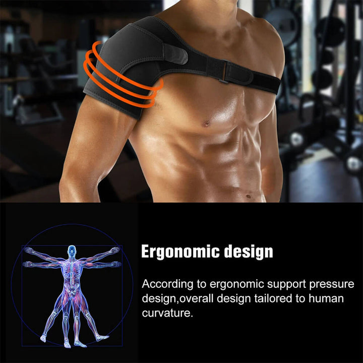 Stornfield | MythicGuard™ | Compression Shoulder Brace for Pain Relief & Support | Adjustable Fit for Sports & Daily Use