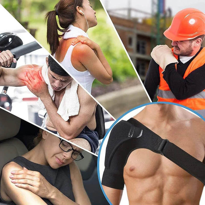 Stornfield | MythicGuard™ | Compression Shoulder Brace for Pain Relief & Support | Adjustable Fit for Sports & Daily Use