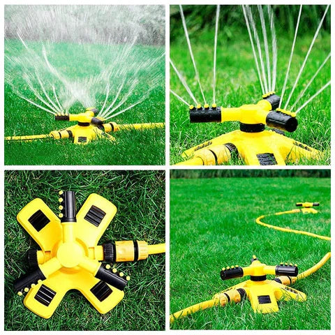 Stornfield | Rotating Sprinkler for Lawn | 360° Coverage, Water-Saving Technology & Adjustable Spray for Efficient Garden Irrigation