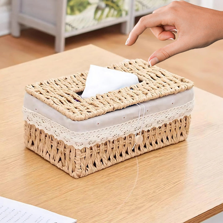 Braided Woven Tissue Cover | Stornfield