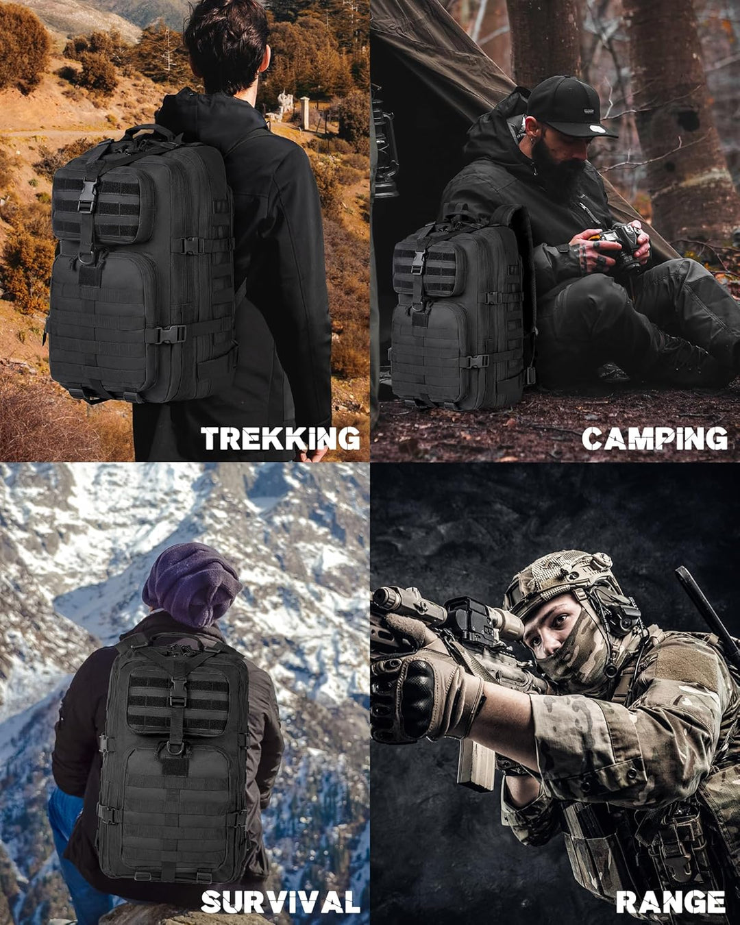 35L Outdoor Tactical Backpack with Molle System and Laptop Storage | Stornfield