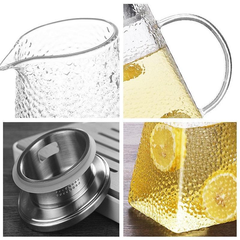 Transparent Glass Tea Kettle With Filter | Stornfield