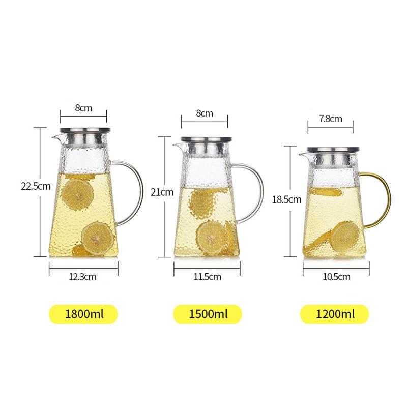 Transparent Glass Tea Kettle With Filter | Stornfield