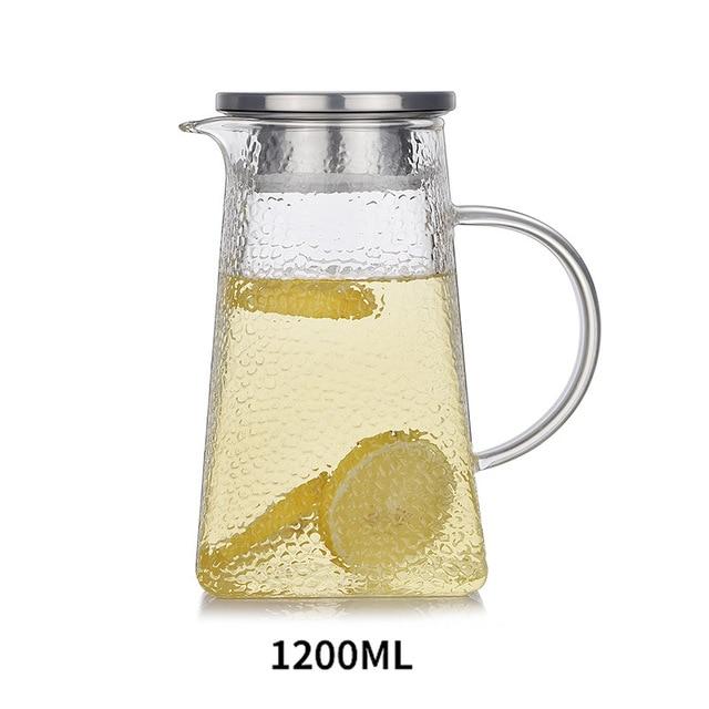 Transparent Glass Tea Kettle With Filter | Stornfield