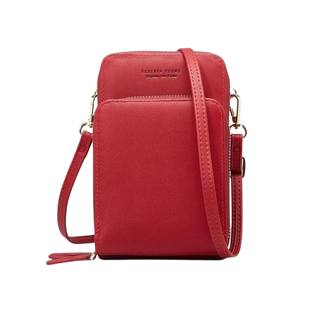 Stornfield | Triple Secure Leather Phone Purse: Elegance Meets Practicality