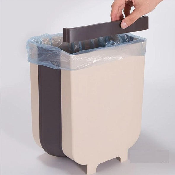 Stornfield Collapsible Cabinet Door Hanging Trash Bin