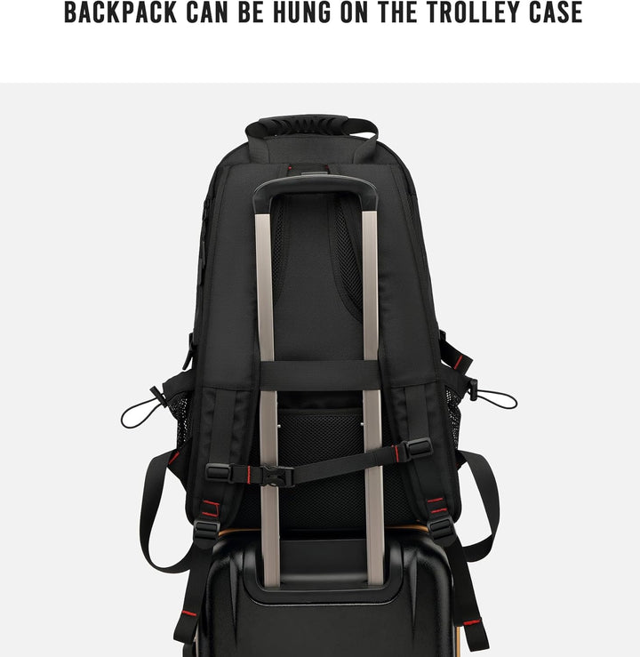 60L Waterproof Travel Laptop Backpack with USB Port & Shoe Compartment | Stornfield