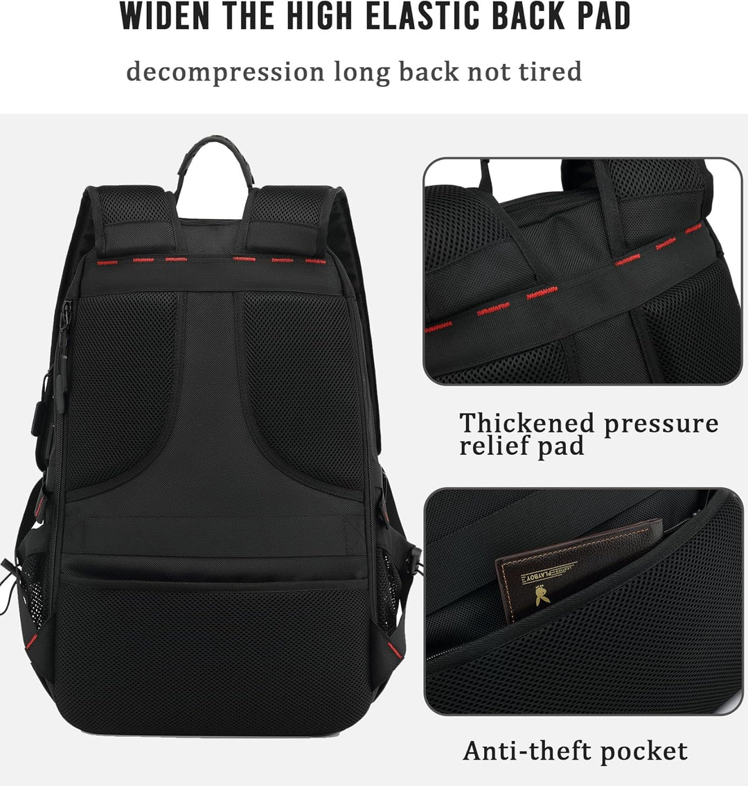 60L Waterproof Travel Laptop Backpack with USB Port & Shoe Compartment | Stornfield