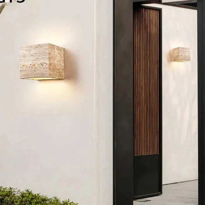 Stornfield | Travertine Wall Light for a Warm and Elegant Atmosphere