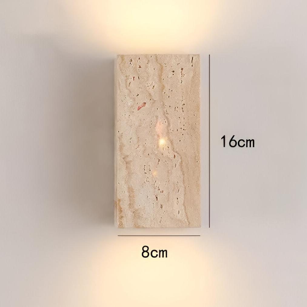 Stornfield | Travertine Wall Light for a Warm and Elegant Atmosphere
