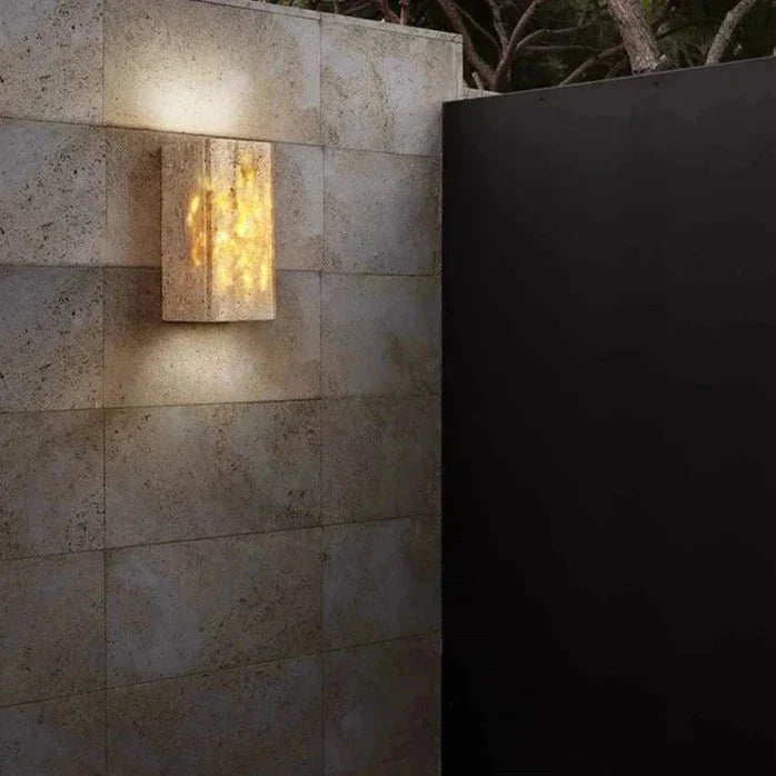 Stornfield | Travertine Wall Light for a Warm and Elegant Atmosphere