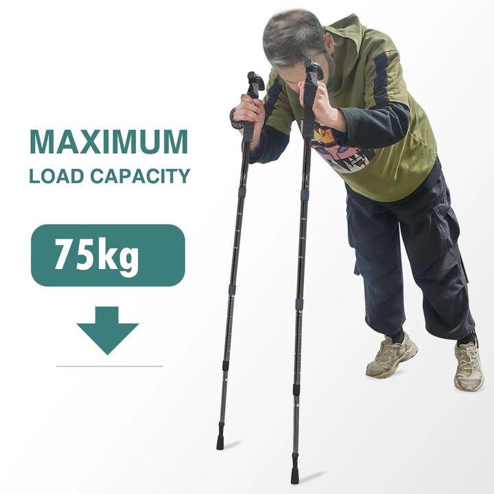 TrekPixin trekking poles adjustable T-grip | Stornfield