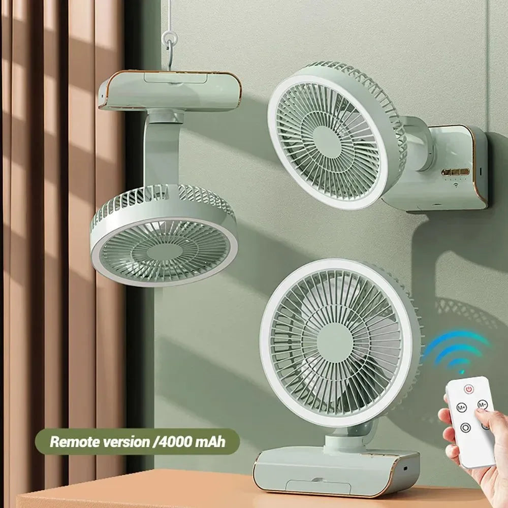 4000mAh Portable Air Conditioner Fan – Multi-Mode Silent Cooling Fan for Home & Camping | Stornfield