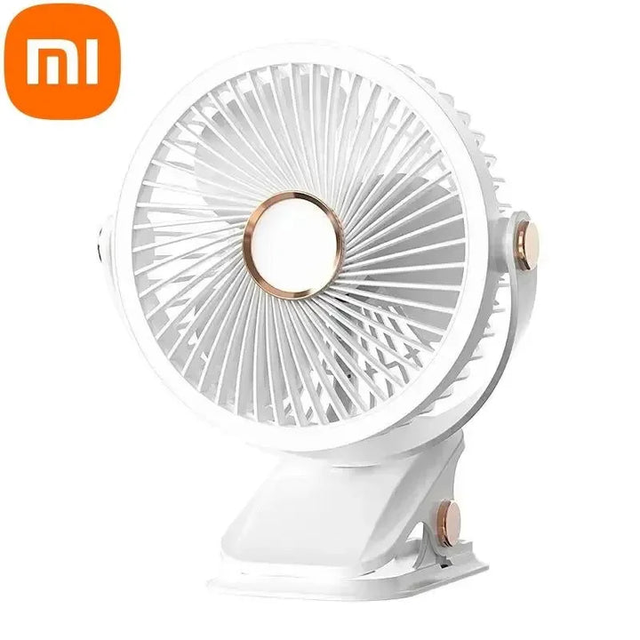 8000mAh Clip-on Fan 3 Speed Quiet Rechargeable Desktop Portable Air Circulator Wireless Fan | Stornfield