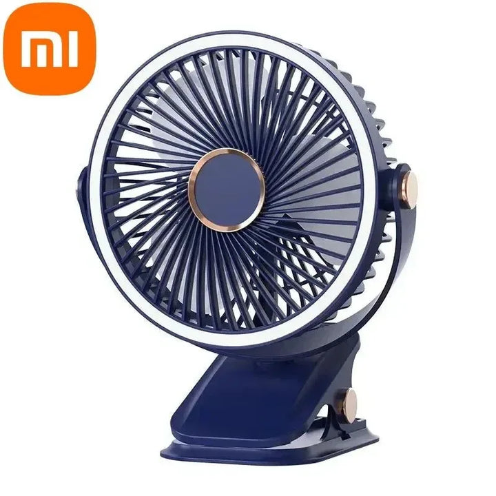 8000mAh Clip-on Fan 3 Speed Quiet Rechargeable Desktop Portable Air Circulator Wireless Fan | Stornfield