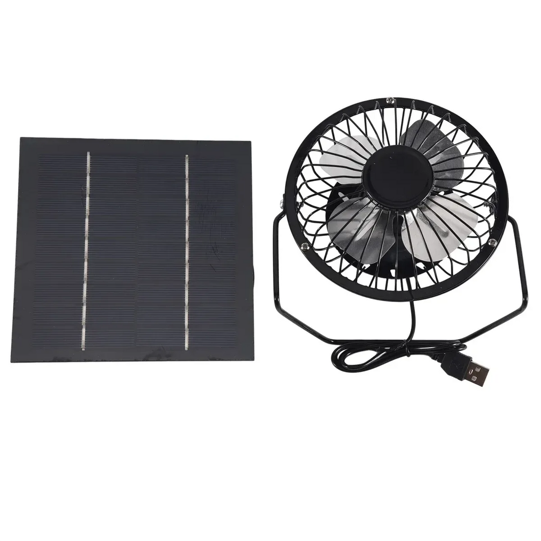 Mini Solar-Powered Ventilation Fan – 5W Portable Exhaust Fan for Offices & Outdoors | Stornfield
