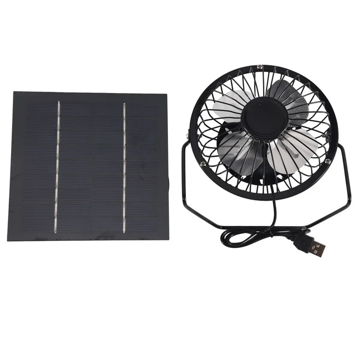 Mini Solar-Powered Ventilation Fan – 5W Portable Exhaust Fan for Offices & Outdoors | Stornfield