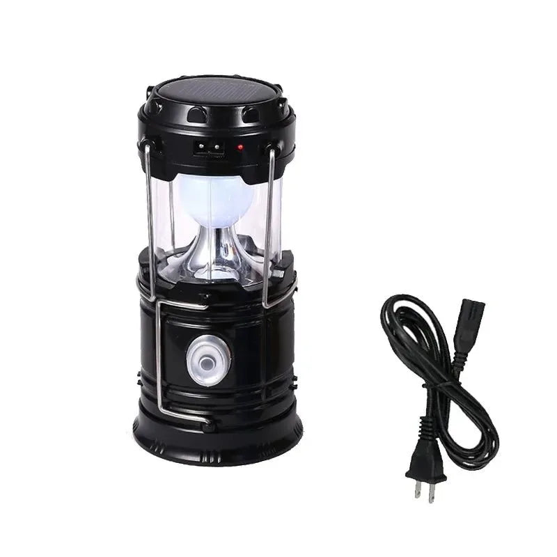 Multifunctional Led Camping Light Rechargeable Camping Lamp Solar Power Charging Portable Fan Lantern Emergency Outdoor Lighting | Stornfield