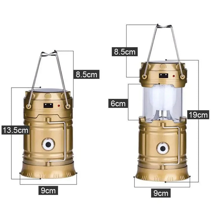 Multifunctional Led Camping Light Rechargeable Camping Lamp Solar Power Charging Portable Fan Lantern Emergency Outdoor Lighting | Stornfield