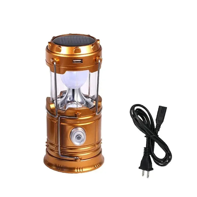 Multifunctional Led Camping Light Rechargeable Camping Lamp Solar Power Charging Portable Fan Lantern Emergency Outdoor Lighting | Stornfield