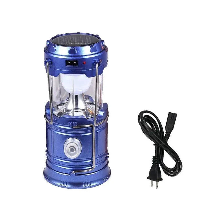 Multifunctional Led Camping Light Rechargeable Camping Lamp Solar Power Charging Portable Fan Lantern Emergency Outdoor Lighting | Stornfield