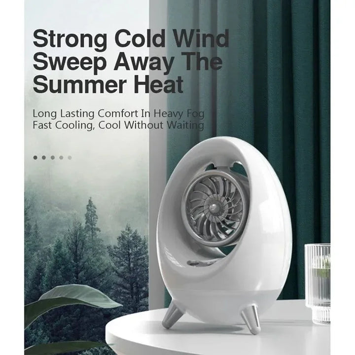 Portable Air Conditioner Air Cooler Fan - 2000mAh USB Fan for Office, Home, Camping, Travel | Stornfield