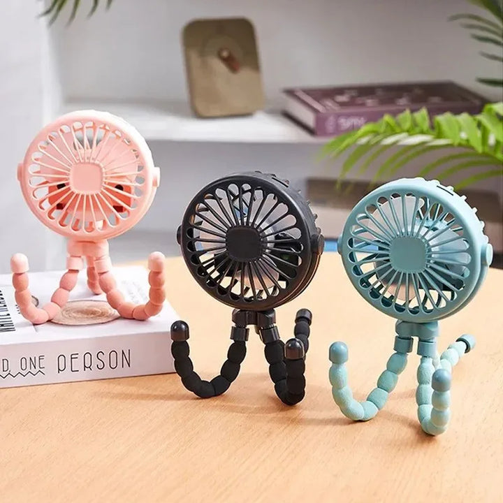 Portable Octopus Fan – Flexible, Multi-Use USB Fan for Travel, Office & Camping | Stornfield