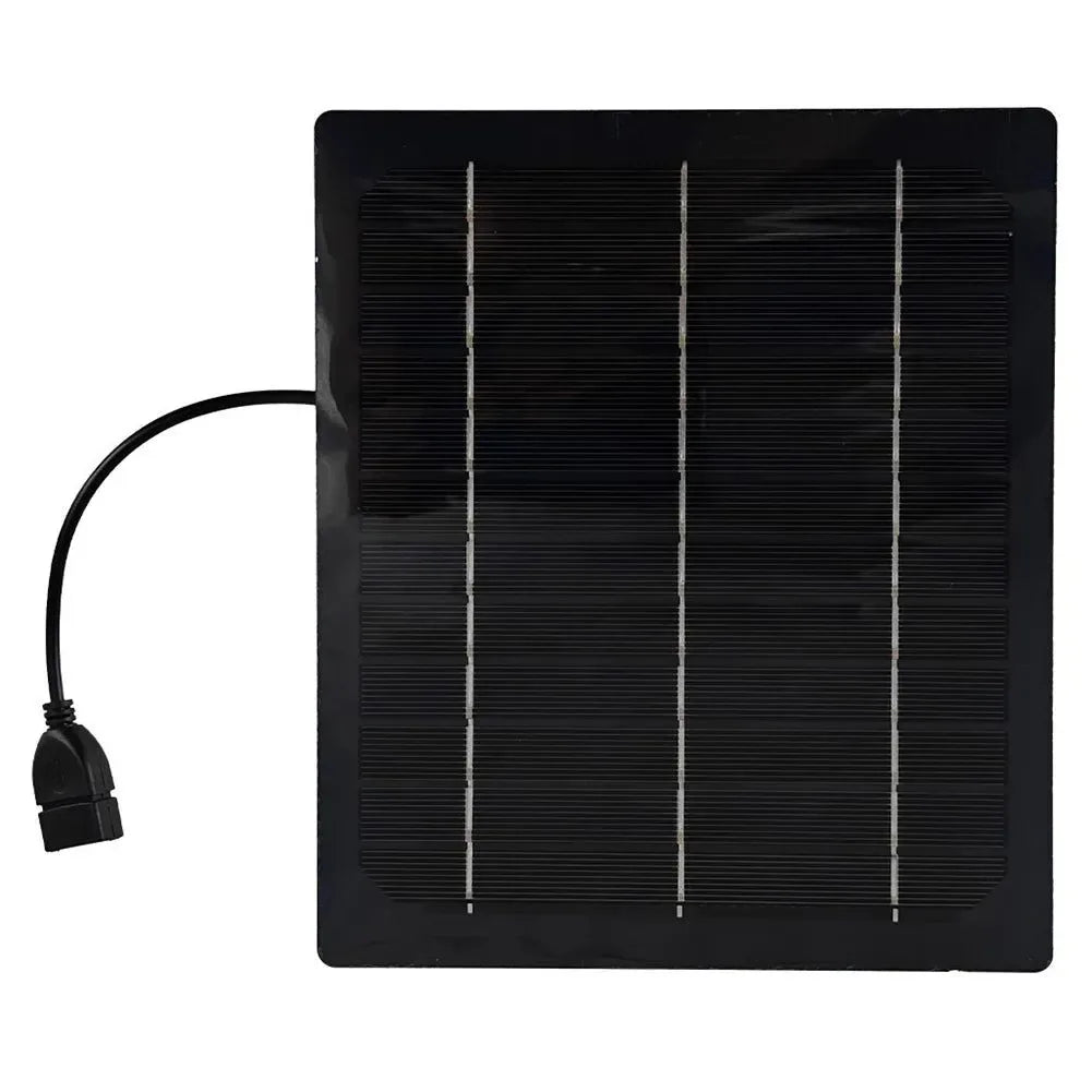 Solar Powered Camping Fan with USB - Portable Solar Fan for Outdoor Camping, Hiking, Fishing, Travel | Stornfield