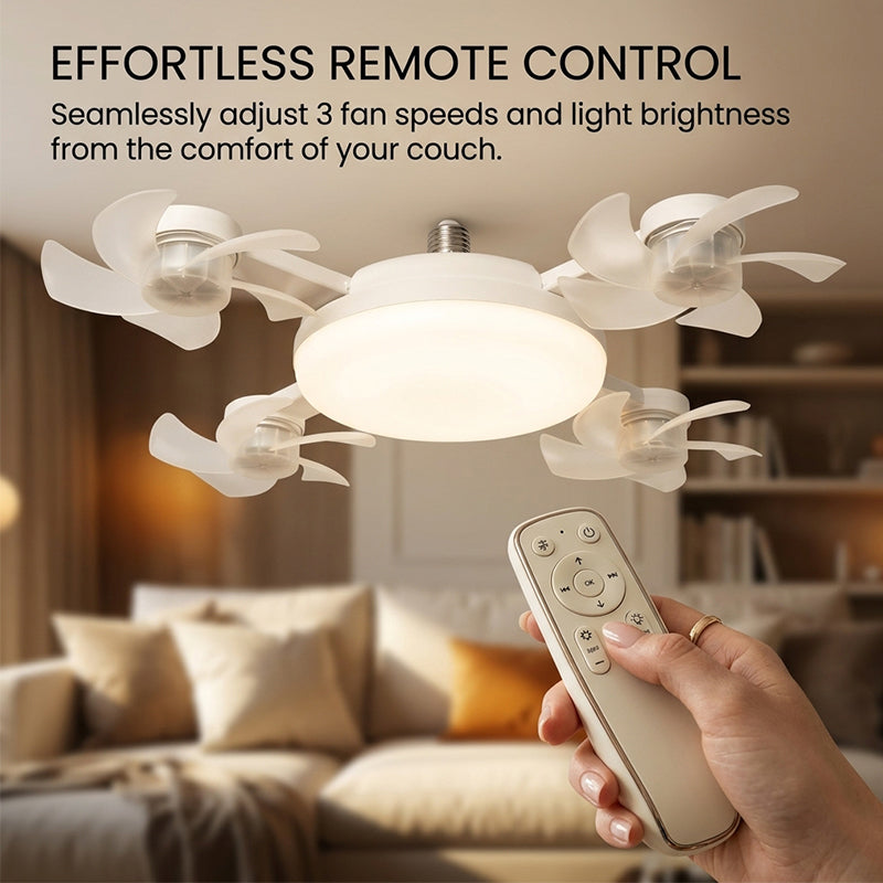 Remote Control Ceiling Fan Light Bulb | Stornfield