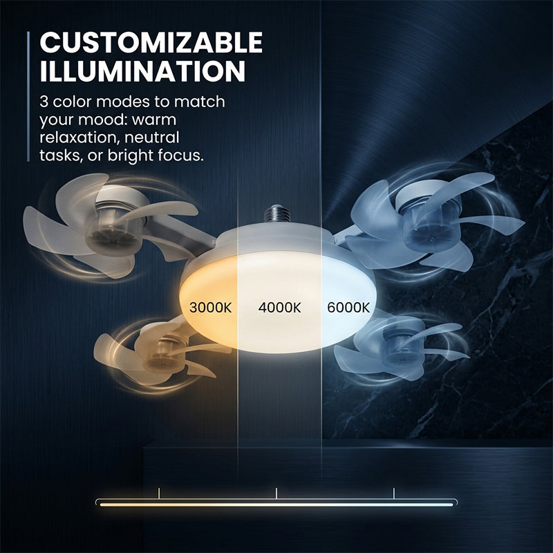 Remote Control Ceiling Fan Light Bulb | Stornfield