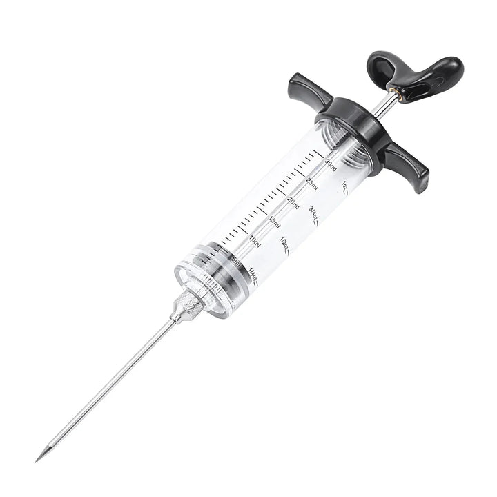 Turkey Meat Injector Syringe with 3 Marinade Injector Needles | Stornfield