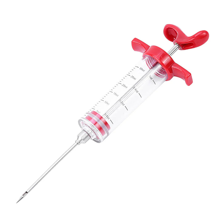 Turkey Meat Injector Syringe with 3 Marinade Injector Needles | Stornfield